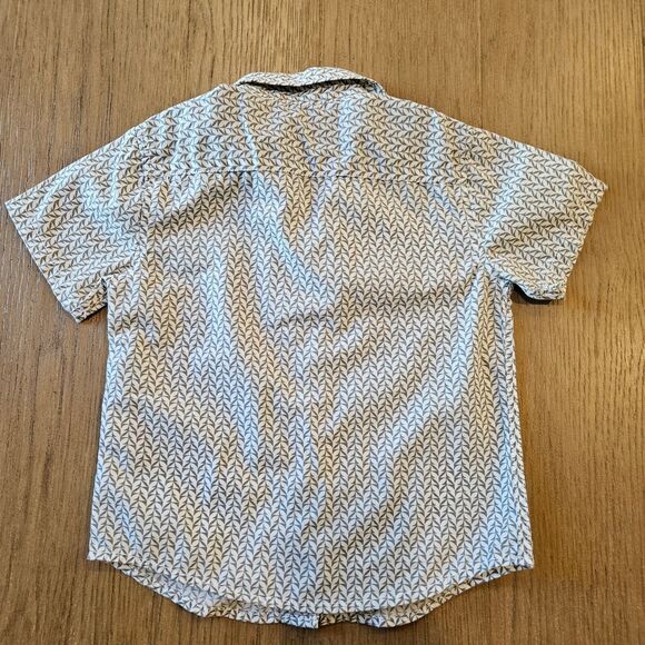 Sovereign Code White Shirt with  Green Leaves Short Sleeve Shirt Boy Size 2T - Picture 7 of 7